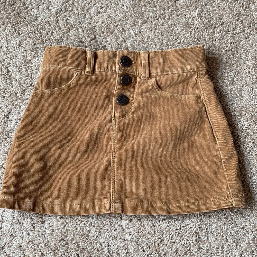 Toddler corduroy skirt